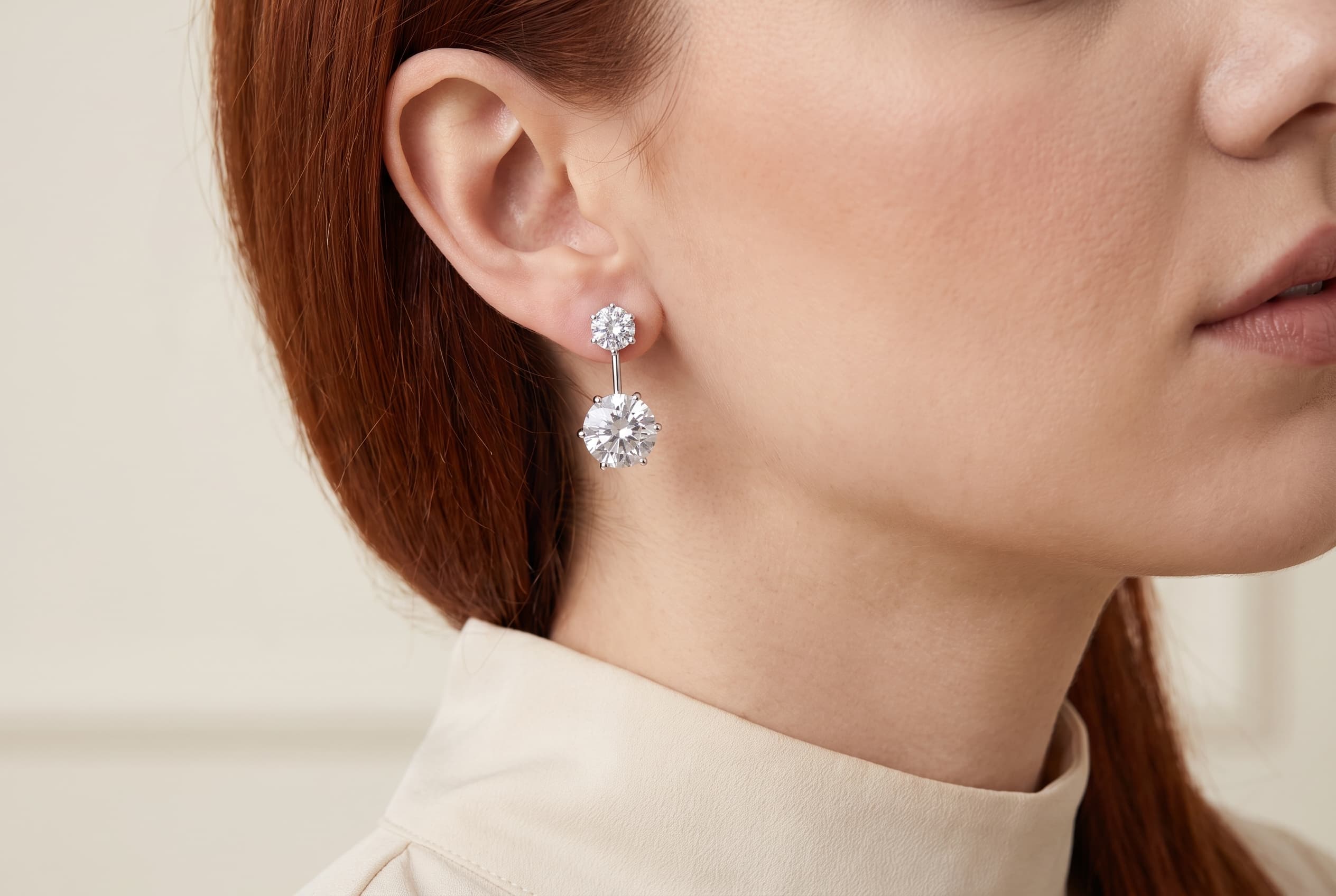 Brinco Ear Jacket Prata